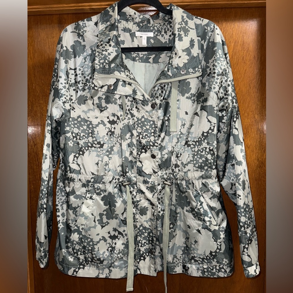 Floral muted green Women's Jacket